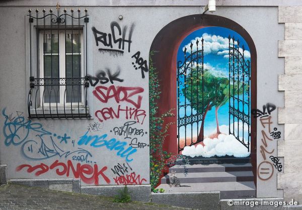 Door to Heaven
Lausanne
Schlüsselwörter: Graffiti, Wandmalerei, Schmiererei, Katze, Tor, Himmel, Romantik, romantisch, Hauswand, Fassade, 