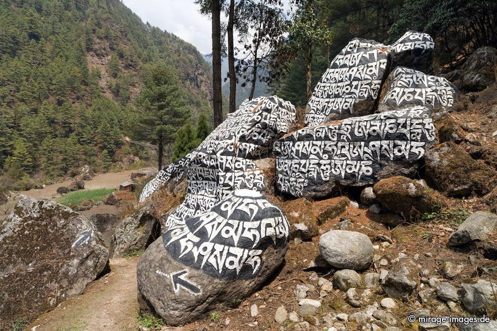 Mani Stones
Everest Base Camp Trekking Route 

